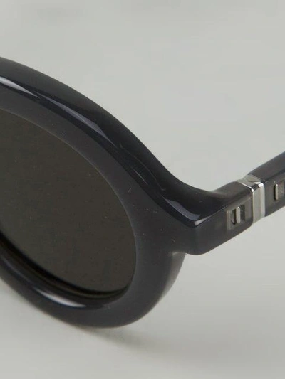 Shop Mykita 'emil' Sunglasses In Grey