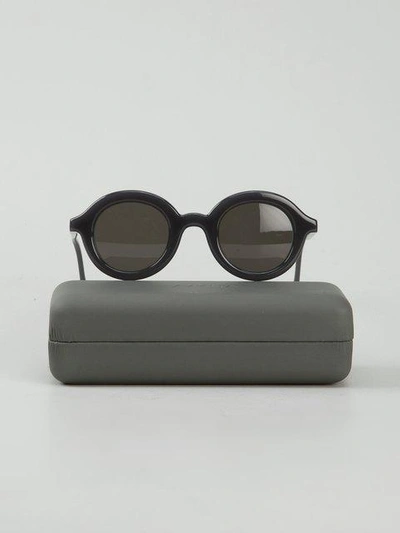 Shop Mykita 'emil' Sunglasses In Grey