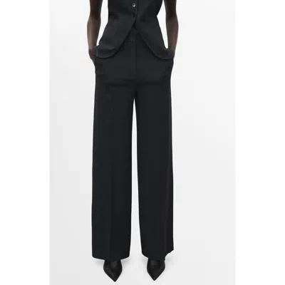 Mango Women's Pleated Suit Pants In Black