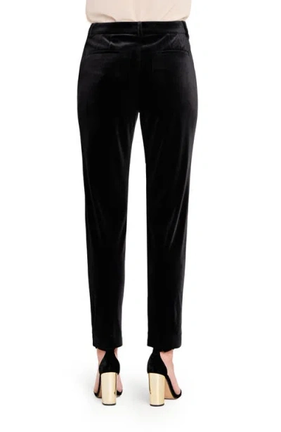 Tahari Asl Women's Velvet Ankle Pants In Black
