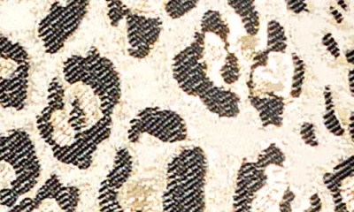 Tahari Asl Leopard Print Metallic Blazer In Animal Print