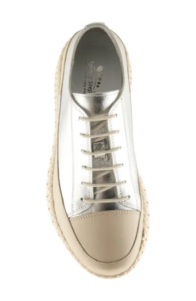 Spring Step Surana Sneaker In Silver