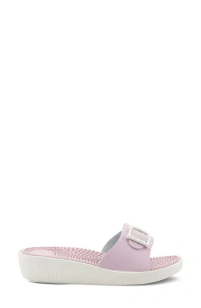 Flexus By Spring Step Sabala Slide Sandal In Pink