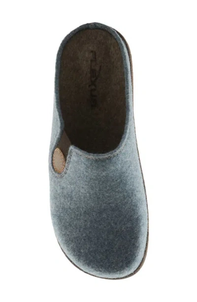 Flexus By Spring Step Cozily Wool Clog In Blue