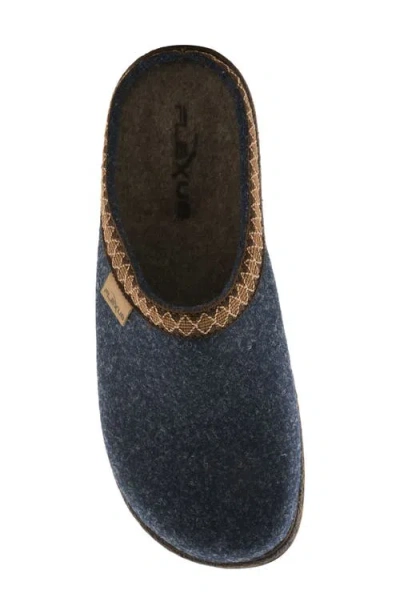 Flexus By Spring Step Snuggee Wool Clog In Blue