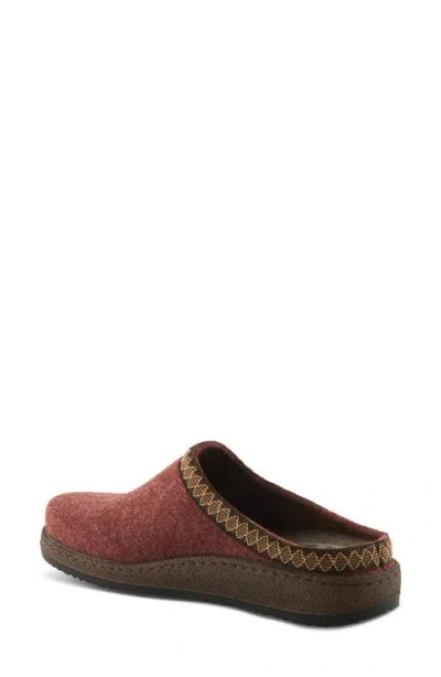 Flexus By Spring Step Snuggee Wool Clog In Brown