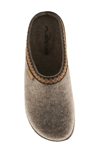 Flexus By Spring Step Snuggee Wool Clog In Gray