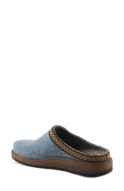 Flexus By Spring Step Snuggee Wool Clog In Blue