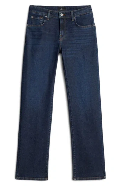 7 For All Mankind Calie Straight Jeans In Blue