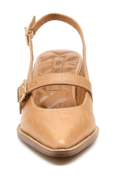 Kelsi Dagger Brooklyn Maeve Mary Jane Slingback Pump In Metallic