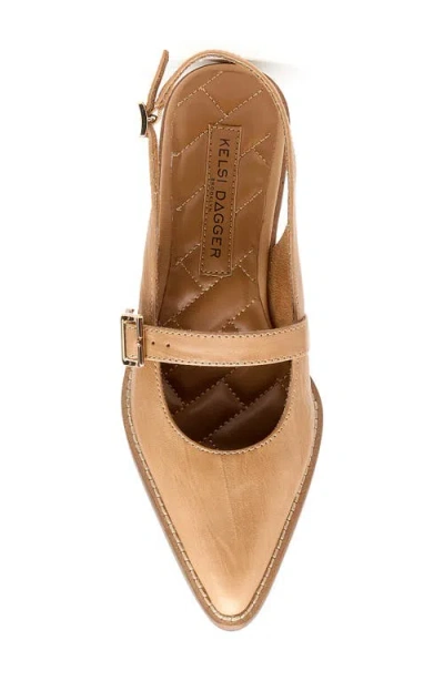 Kelsi Dagger Brooklyn Maeve Mary Jane Slingback Pump In Metallic