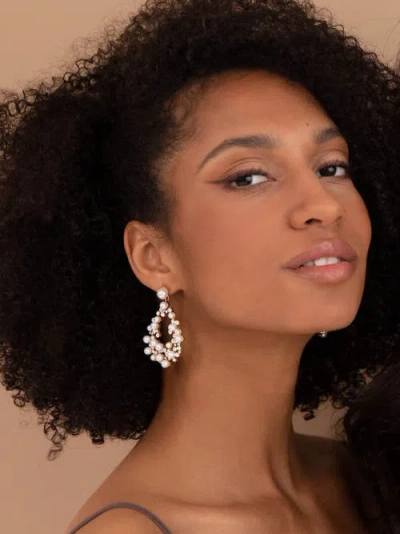 Olive & Piper Avery Earrings In White