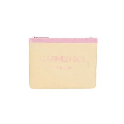 Carmen Sol Firenze Clutch In Neutral