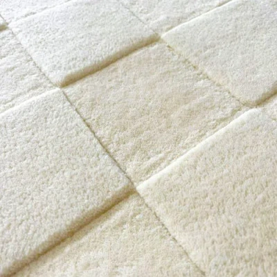 Maison Deux Checkerboard Wool Rug In Neutral