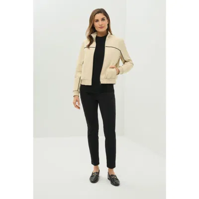 Anatomie Ginger Performance Bomber Jacket In Beige In Neutral