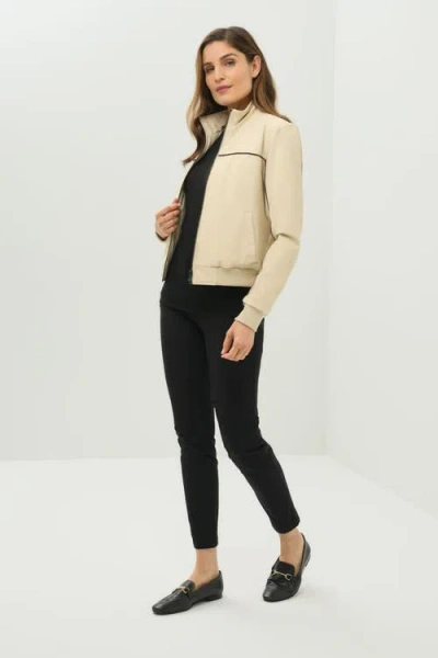 Anatomie Ginger Performance Bomber Jacket In Beige In Neutral