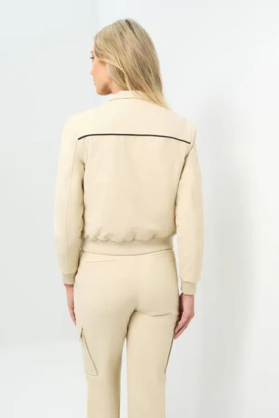 Anatomie Ginger Performance Bomber Jacket In Beige In Neutral