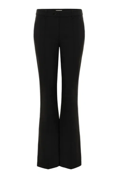 Anatomie Winny Stripe Performance Twill Bootcut Pant In Black