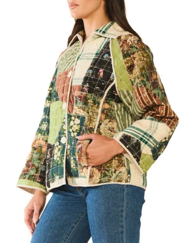 Eddy Quilted Scrap Jacket In Multi