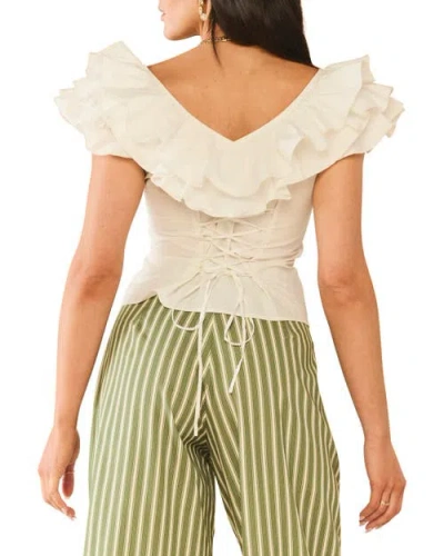 Eddy Pop Top In White