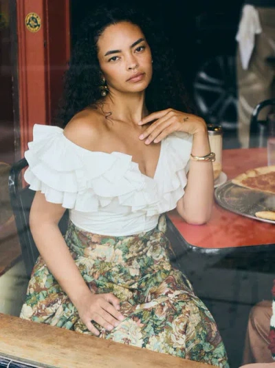 Eddy Pop Top In White