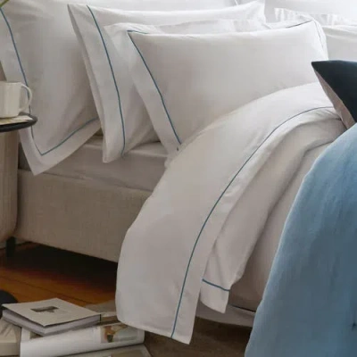 Christy Premium Luxury Sateen Cotton Flat Sheets In White