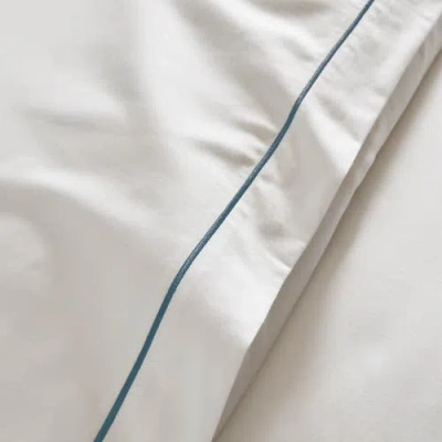 Christy Premium Luxury Sateen Cotton Flat Sheets In White