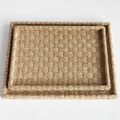 Napa Home & Garden Wynn Decorative Trays Small Set Of 2 In Brown