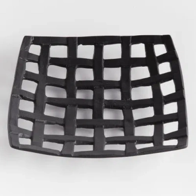 Napa Home & Garden Lopa Decorative Square Tray In Black