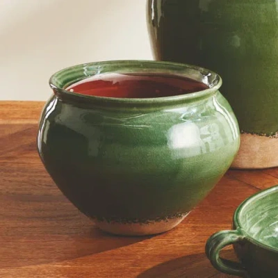 Napa Home & Garden Maisha Drum Vase In Green