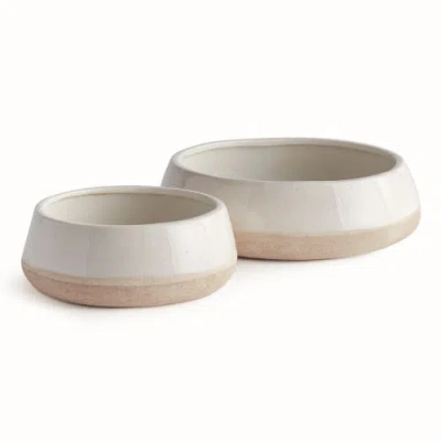 Napa Home & Garden Leona Decorative Bowls Set Of 2 In White