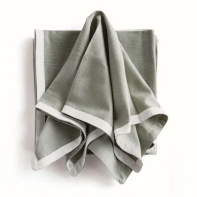 Napa Home & Garden Fernbrook Dinner Napkins Set Of 4 In Green