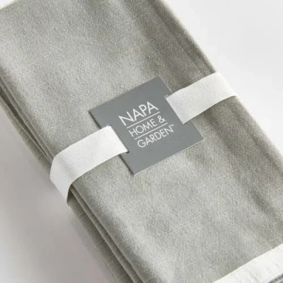 Napa Home & Garden Fernbrook Dinner Napkins Set Of 4 In Green