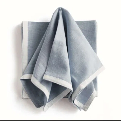 Napa Home & Garden Paige Dinner Napkins Set Of 4 In Blue