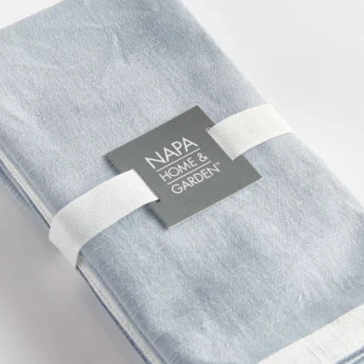 Napa Home & Garden Paige Dinner Napkins Set Of 4 In Blue