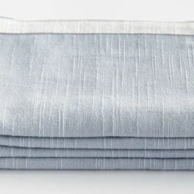 Napa Home & Garden Paige Dinner Napkins Set Of 4 In Blue