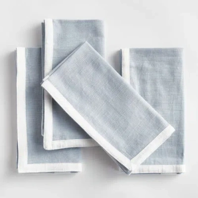 Napa Home & Garden Paige Dinner Napkins Set Of 4 In Blue