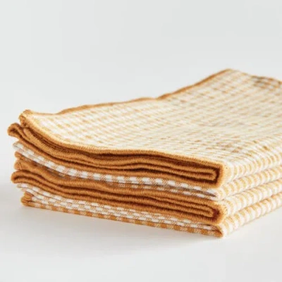 Napa Home & Garden Sidney Dinner Napkins Set Of 4 In Brown