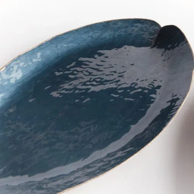 Napa Home & Garden Camden Decorative Trays Set Of 3 In Blue