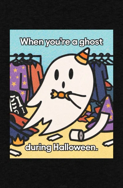 Dalix Mens Ghost Problems Tee In Black