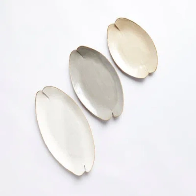 Napa Home & Garden Camden Decorative Trays Set Of 3 In White