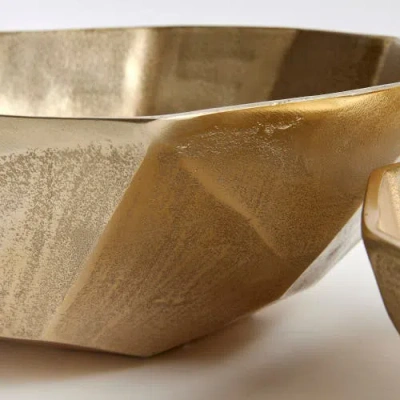 Napa Home & Garden Set Of 2 Rova Serving Bowls In Gold