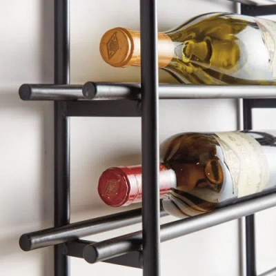 Napa Home & Garden Yountville 6-bottle Wine Rack In Black
