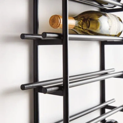 Napa Home & Garden Barossa 12-bottle Wine Rack In Black
