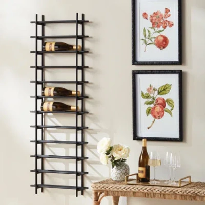 Napa Home & Garden Barossa 12-bottle Wine Rack In Black