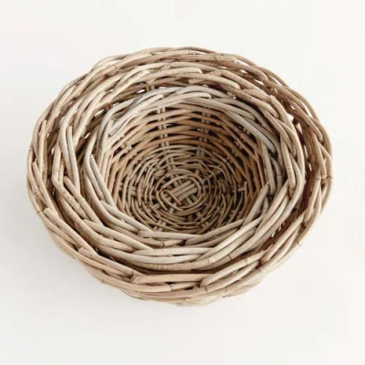 Napa Home & Garden Normandy Low Bowls Set Of 3 In Brown