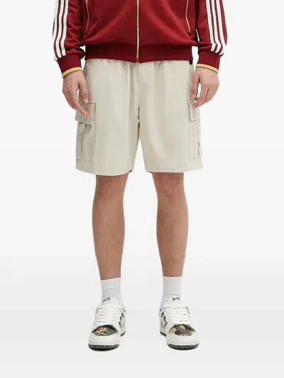 Barbour Cargo Pocket Drawstring Shorts In Neutral