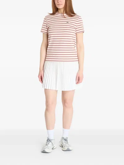 Lacoste Round-neck T-shirt In Neutral