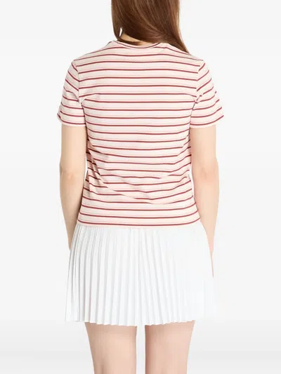 Lacoste Round-neck T-shirt In Neutral