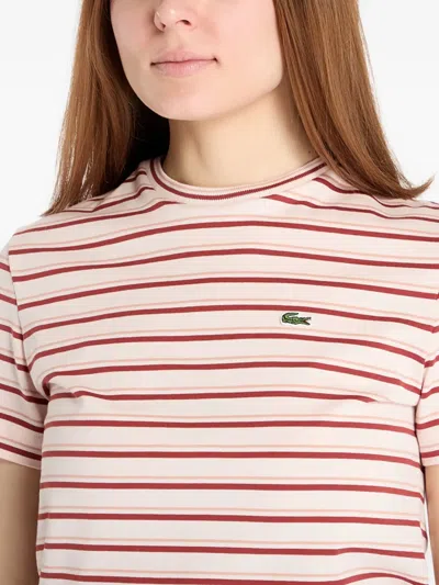Lacoste Round-neck T-shirt In Neutral